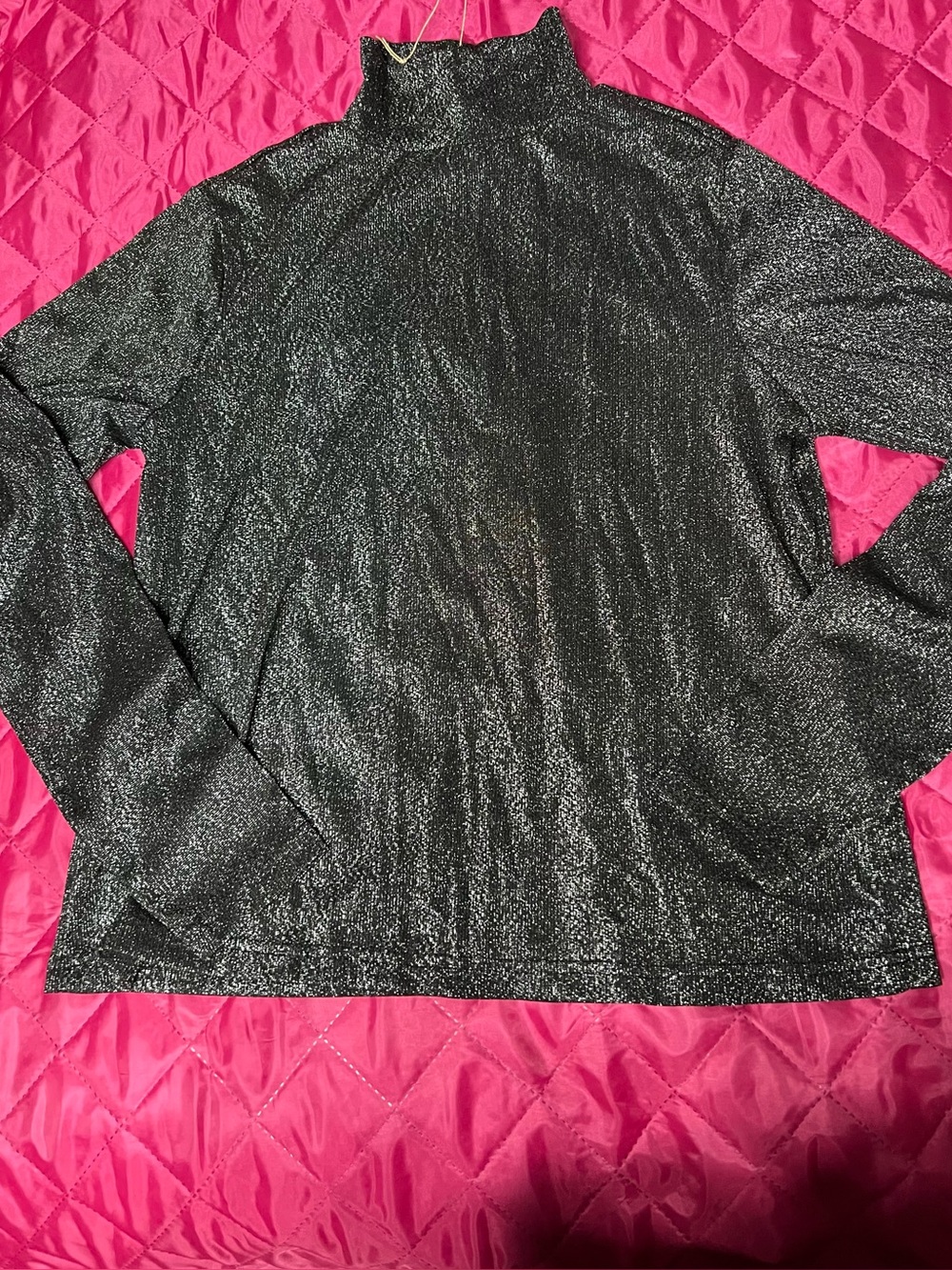 Sparkly Mockneck tops